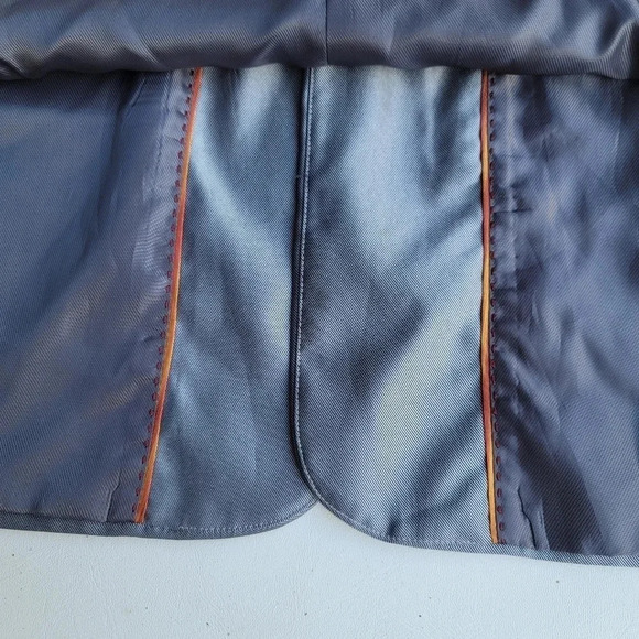 Boltini Boys Formal Blazer Jacket Silver Gray Polyester Viscose Size 16 - Picture 6 of 8
